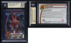 2024-25 Bowman U Chrome Purple Lava Refractor Derik Queen #19 BGS 9.5 GEM MINT
