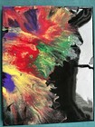 Hibiscus-abstract acrylic paintings on canvas original — photo 3