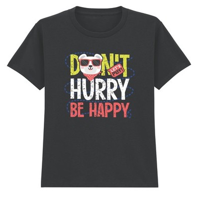 Dont Lets Play Be Happy Eisbär Tiere Kinder T-Shirt verspieltes Zitat
