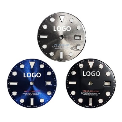 Watch Dial For 40mm yacht 3235 movement 27.8mm Black/Blue/Gray Dial
