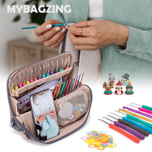 82Pcs Crochet Hook Set with Storage Case - Stand Up Crochet Hook Case with 20... - Picture 7 of 7