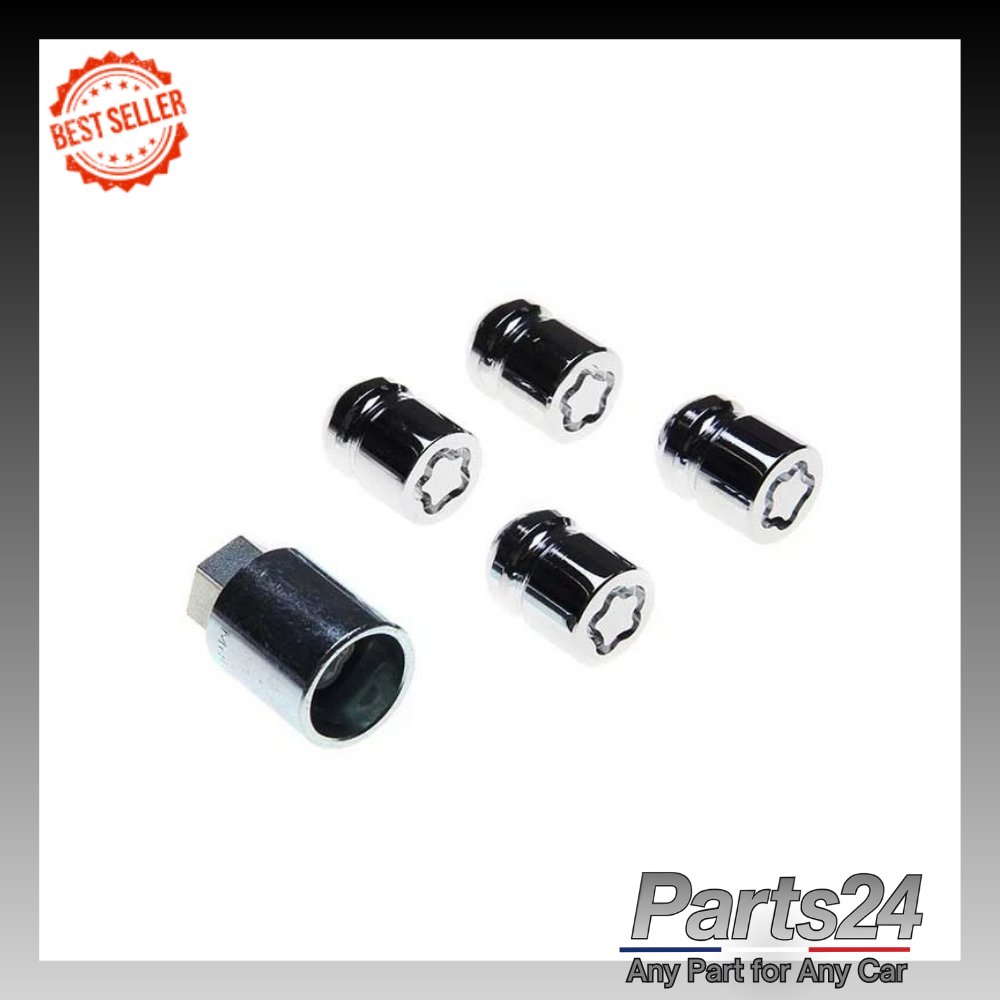 McGard 25000SU SU Locking Wheel Nut Set M12x1.5 Radius 12mm 19mm Hex Lug