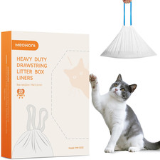 Cat Litter Box Liners, Drawstring Waste Bags, 20Pcs
