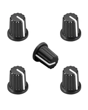 5Pcs D Type Potentiometer Control Knobs - Replacement Guitar Volume 5 Pieces