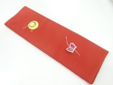 7449236: JAPANESE KIMONO / ANTIQUE CLOTH FOR HAKKAKE / SILK
