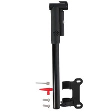 Dunlop Pompe À Vélo Compacte Avec Manomètre Pour Route et VTT Noir