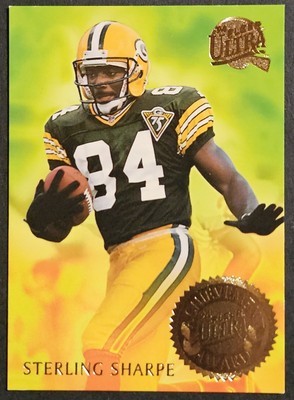 1994 Fleer Ultra Achievement Award #7 Sterling Sharpe Green Bay Packers HOF