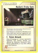 Rocket's Tricky Gym Uncommon Team Rocket Returns 90/109 NM on eBay