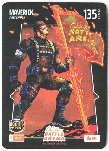 #BF-121 Maverick Bo Jackson Battle Arena Fire Battle Foil Cooper Flagg