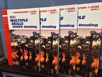 SRA Multiple Skills Reading Preparatory 1 Level Complete Set 1-4 Lot Of 4
