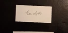 WW2 RAF BATTLE OF BRITAIN HURRICANE PILOT   SIGNED CARD