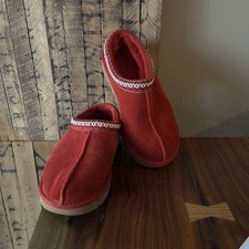 UGG Tasman Women's Slipper, Size 6 Samba Red Tnl 5955 authentic