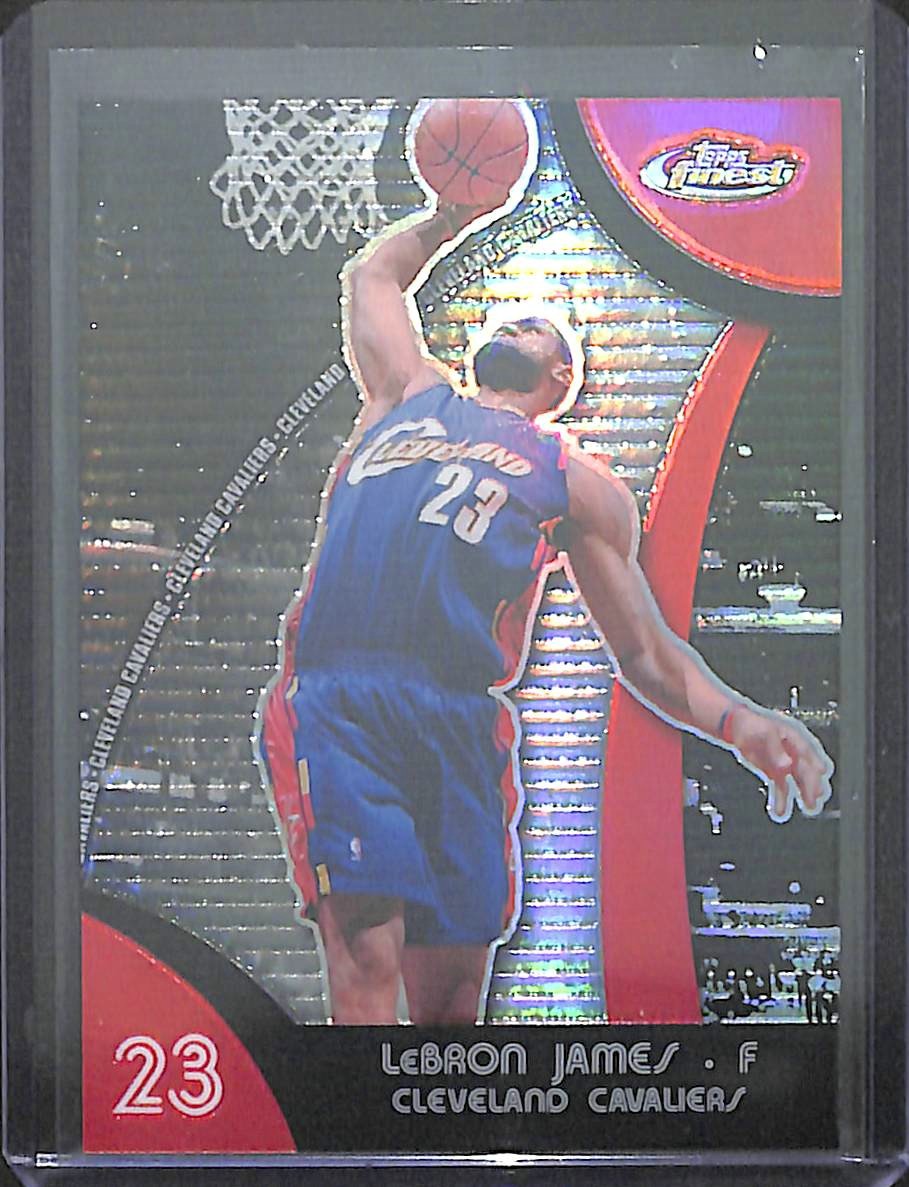 その他 topps finest 2008 refractor Lebron James 2007-08 Topps Finest #40 LeBron James Refractor PSA 10 Gem