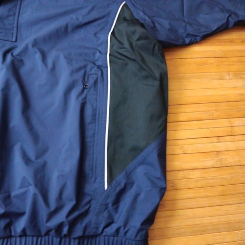 NWT Dryjoys By Footjoy Short Sleeve Windbreaker Golf Jacket Shirt Large Blue - Picture 5 of 7