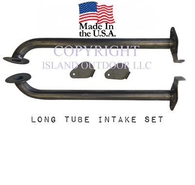 UDS air inlet Long Tube Intake pipe valve BBQ Ugly Drum Smoker DIY parts set (2)