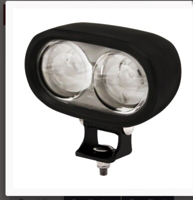 ECCO EW2002B Forklift Safety Spot Worklamp Light LED Blue 12-80V, UL