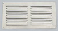 Wetterschutzgitter LüFtungsgitter Aluminium Natur 15 X 30 Cm Mit Fliegendraht