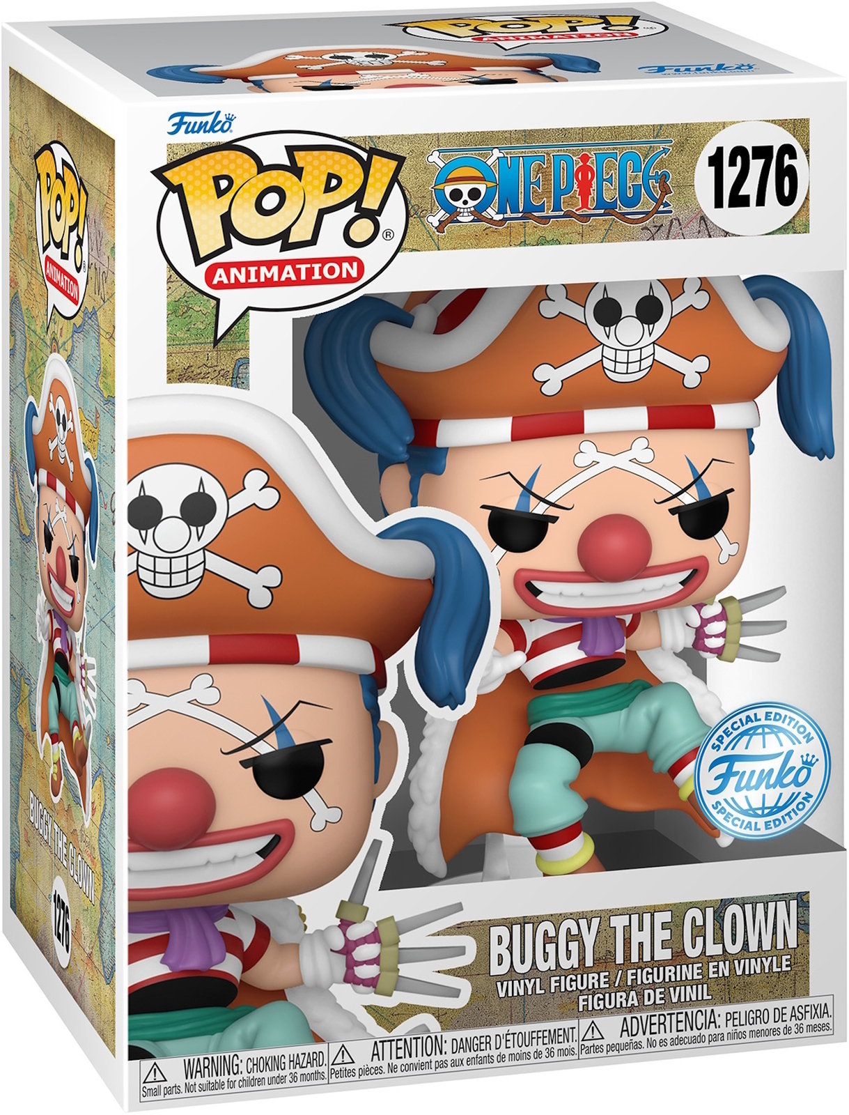 Funko POP! One Piece - Buggy the Clown #66428 - Bild 4