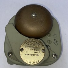 Henschel Corp. DR NO 20-172 Type IC Vintage Naval Fire Alarm Bell, NEW OLD STOCK