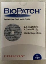 Johnson & Johnson Biopatch Antimicrobial Dressing 1" Disk 4mm Sterile Latex-free