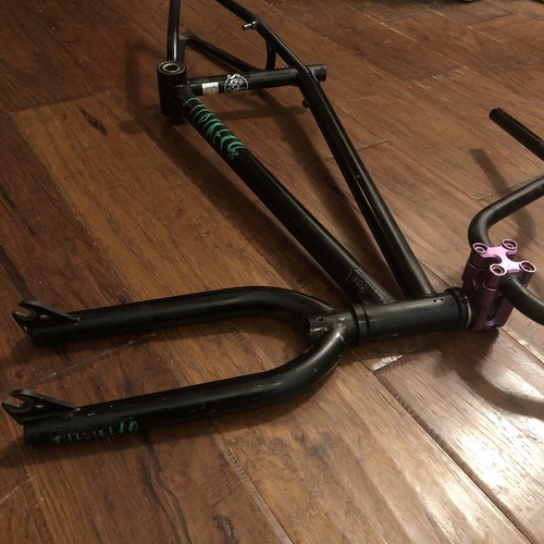 2012 FIT BIKE CO TRL 20.5 TELAIO BARRE FORCELLA SNAFU STELO CUFFIA NERO 20” SIGILLATO BB - Foto 6 di 24