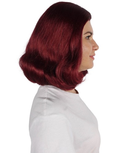 HPO Adult Women's Short Wavy Halloween Modern Wife Wig Multiple Color Options - Picture 196 of 312