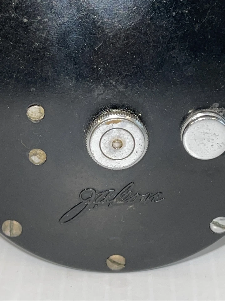 Carrete de pesca vintage JA Coxe Reel Co. modelo n.º 625 Bronson Michigan EE. UU. Foto 3 de 4