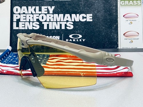 Oakley M Frame 3.0 BONE frame w/ H.I. Yellow Galaxy Strike lens New w/ USA Bag - Picture 3 of 18