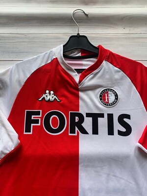 Feyenoord Rotterdam 2007 - 2008 Home football shirt jersey Kappa