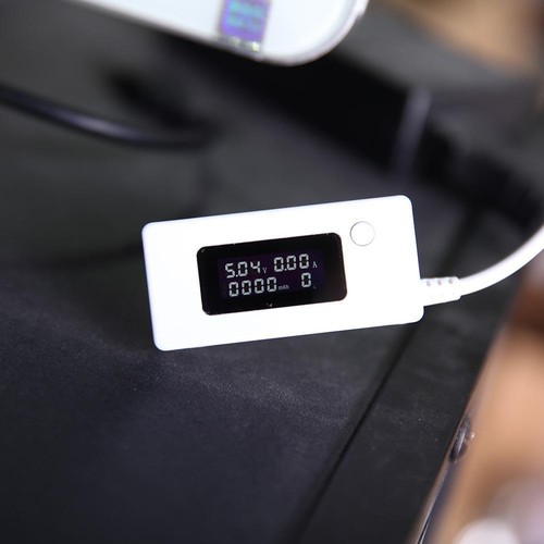 F# LCD USB Charger Mobile Power Detector Battery Tester Voltage Current Meter - Afbeelding 5 van 12
