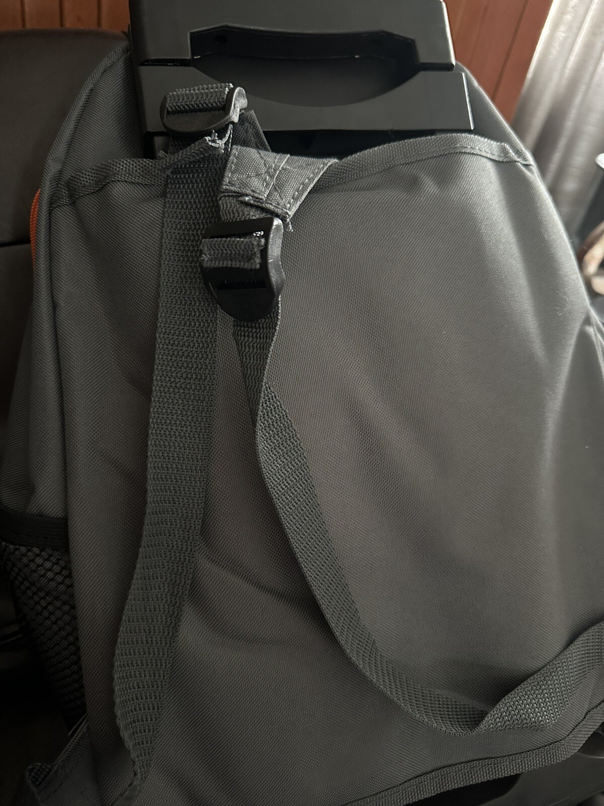 Rockland Double Handle Rolling Backpack Charcoal 17-Inch Double Handle Rollin