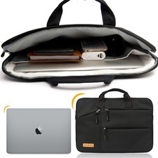 Multi-Pockets Portable Fabric Laptop 14 15 Inch Case Computer Bag For Men/Women