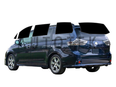 PreCut All Sides Window Film Any Tint Shade % VLT For Toyota Sienna 2011-2020