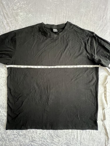 Urban Classics Mens Heavy Oversized Wide Cut Long T-Shirt Short Sleeves Black 3X - Picture 3 of 8