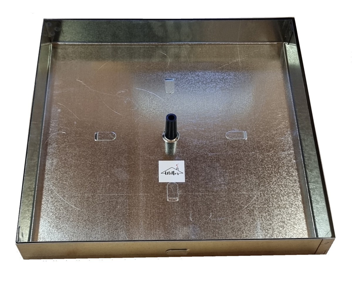 Chiusino Acciaio Inox 304 A Scomparsa 23x23cm - Botola Per Pavimento Con Sigillo Antiossidazione - Foto 4