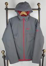  249 JACK WOLFSKIN Women Size XL Gray Insulated Waterproof Hardshell Jacket Hood