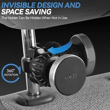 MAGNETIC Car Headrest iPad Tablet Phone Mount Hook Holder Back Seat Universal