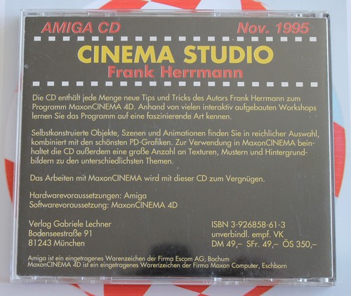 CD Cinema Studio (Amiga, 1995, Jewel-Case) - Bild 2 von 5