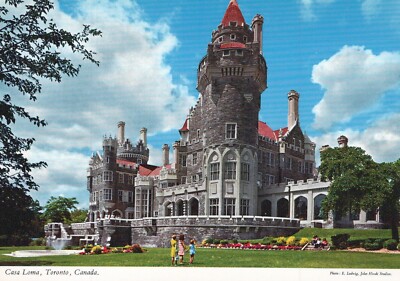 KANADA POSTKARTE Toronto Casa Loma Haus auf dem Hügel Kanadier Ontario John Hinde