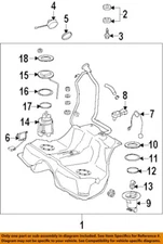MERCEDES OEM 07-14 CL550 Fuel System Components-Fuel Filter Seal 0019977141