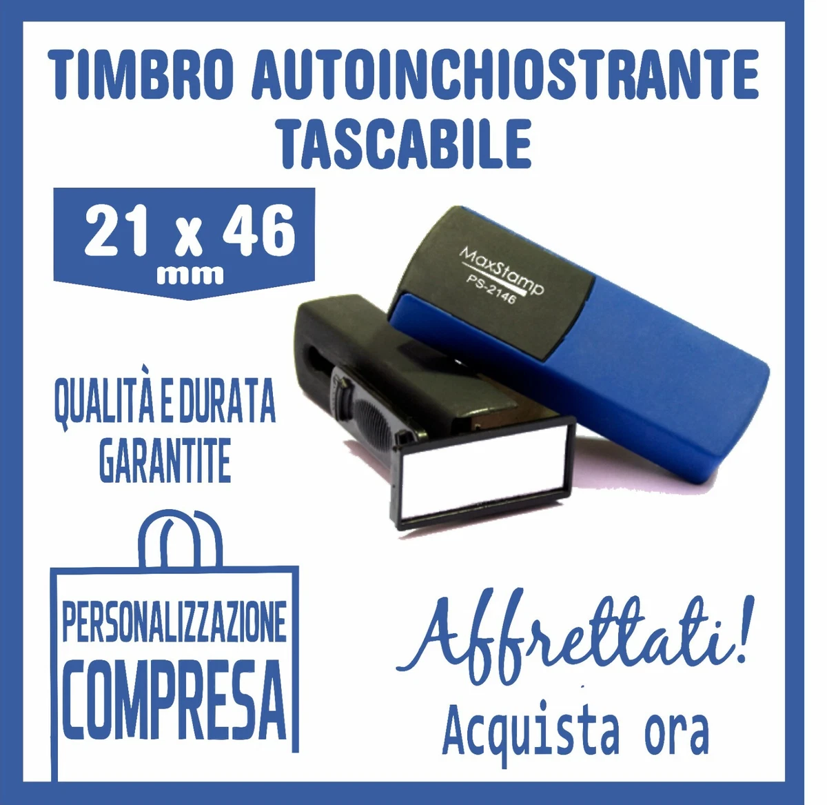 Timbri Automatici Per Ufficio. Personalizzazione Da Vs. File - Foto 6