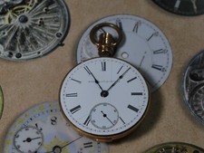 Antique 1887 ELGIN Grade 73 Stem Wind 18s 7J Pocket Watch Movement -- For Parts