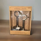 Allen + Roth 2-Pack Brushed Nickel Aluminum Single Curtain Rod Bracket