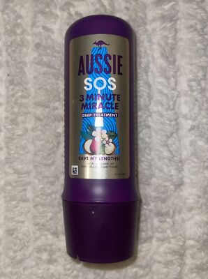Aussie SOS 3 Minute Miracle Brunette Hair Deep Treatment Save My Lengths!