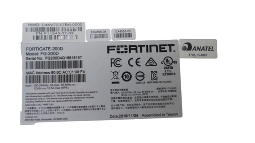 Fortinet Fortigate FG-200D 16-Port Security Appliance Firewall - Free Shipping - 第 6/6 張圖片