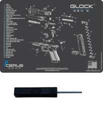 For Glock GEN 5 BENCH MAT & Ghost Tool Combo Kit