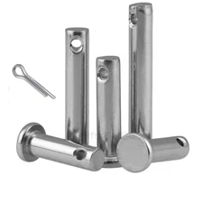12mm 14mm Clevis Pin Stainless Steel A2 Hinge Pin Rigging Pin Size L 25-150mm