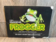 Frogger Atari 2600 Instruction Game Manual (Booklet Only). 1982 Parker Brothers.