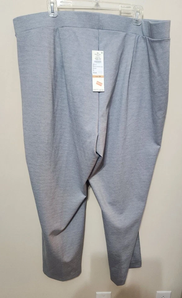 Ruby Rd. Pull On Ponte Pant Size 3X Slate Gray Women's - Image 2 of 4