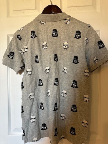 Gap Star Wars Gray Polo Top Size Youth XXL 14-16 NWT - Picture 2 of 4